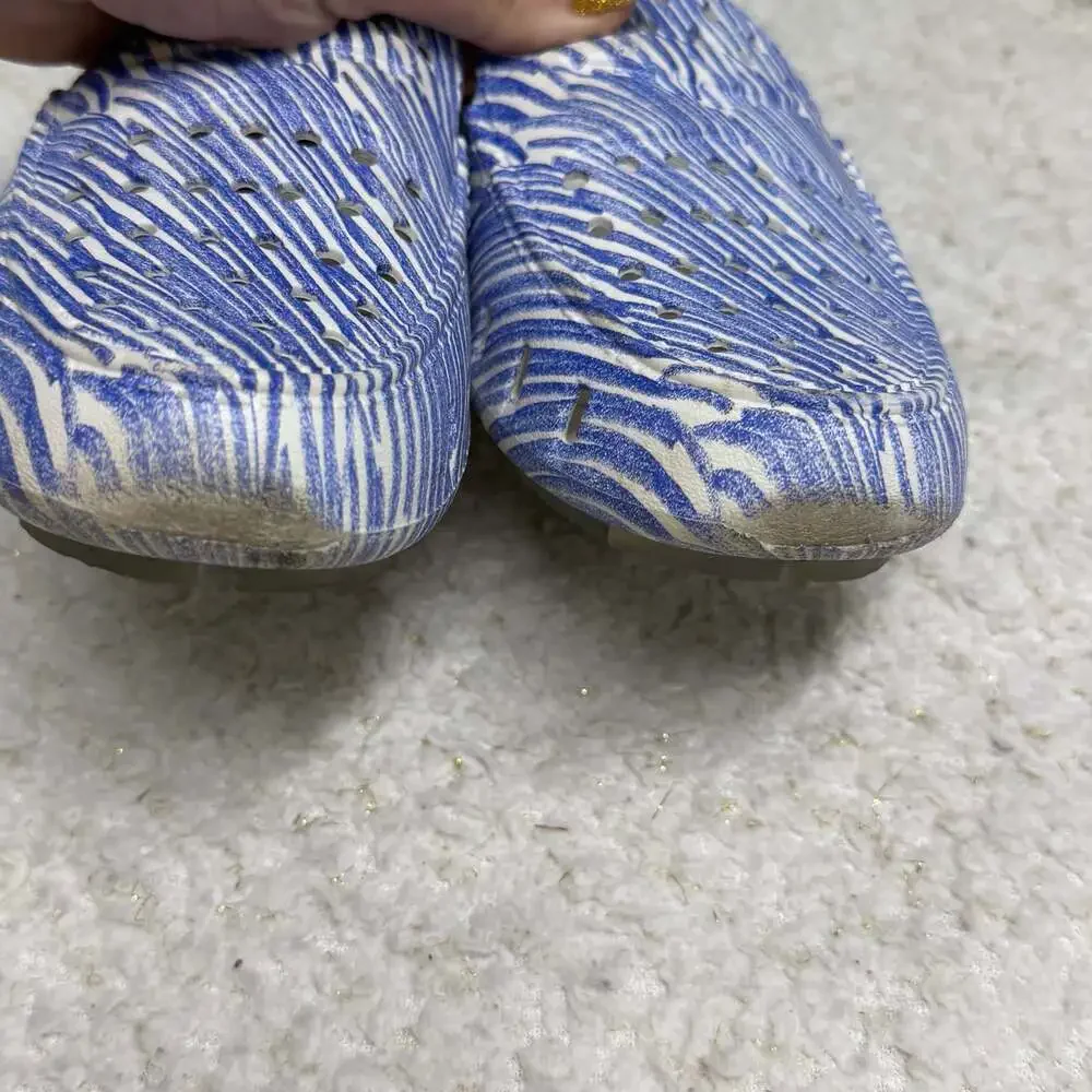 Floafers Kids Prodigy Driver Crayola Blue Scribble Water Shoes Size 4